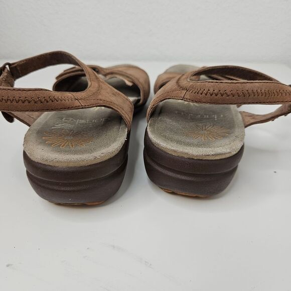 Dansko Iris Nubuck Sandals, Women's Size 37, Brown - Picture 4 of 5